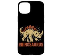 Funny Rhinoceros Dinosaur Pun Rhino Joke Rhinosaurus Humor Carcasa para iPhone 15 Plus