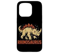 Funny Rhinoceros Dinosaur Pun Rhino Joke Rhinosaurus Humor Carcasa para iPhone 15 Pro