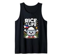 Funny Rice Is Life Cute Filipino Cooker Broma Gag Camiseta sin Mangas