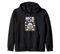 Funny Rice Is Life Cute Filipino Cooker Broma Gag Sudadera con Capucha