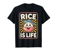 Funny Rice Is Life Filipino Food Lover Humor Mujeres Hombres Camiseta
