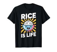 Funny Rice Is Life Filipino Food Lover Humor Mujeres Hombres Camiseta