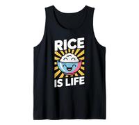 Funny Rice Is Life Filipino Food Lover Humor Mujeres Hombres Camiseta sin Mangas