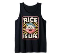 Funny Rice Is Life Filipino Food Lover Humor Mujeres Hombres Camiseta sin Mangas