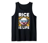 Funny Rice Is Life Filipino Food Lover Humor Mujeres Hombres Camiseta sin Mangas