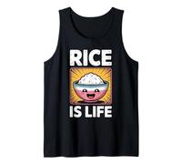 Funny Rice Is Life Filipino Food Lover Humor Mujeres Hombres Camiseta sin Mangas