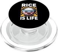 Funny Rice Is Life Filipino Food Lover Humor Mujeres Hombres PopSockets PopGrip para MagSafe