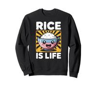 Funny Rice Is Life Filipino Food Lover Humor Mujeres Hombres Sudadera