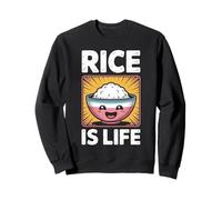 Funny Rice Is Life Filipino Food Lover Humor Mujeres Hombres Sudadera