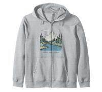 Funny River Pun Estado de ánimo Actual: fluyendo Sudadera con Capucha