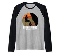 Funny Rock Climbing Mountaineering Rock Climber Gift Camiseta Manga Raglan