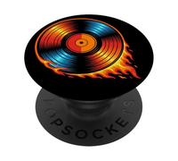 Funny Rock Heavy Metal Guitarra Tambores Música Regalo Vinilo PopSockets PopGrip Adhesivo