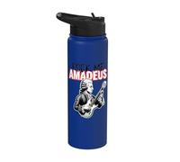 Funny Rock Me Wolfgang Amadeus Mozart Stainless Steel Insulated Water Bottle