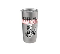 Funny Rock Me Wolfgang Amadeus Mozart Vaso térmico de acero inoxidable de doble pared