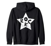 Funny Rock Star Rock and Roll Niños y Niñas Sudadera con Capucha
