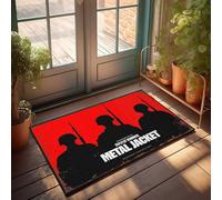 Funny Room Decor Stanley Kubrick'S Metal Jacket: A War Tale In Shadows Felpudo para puerta delantera interior exterior otoño (65 x 90 cm)