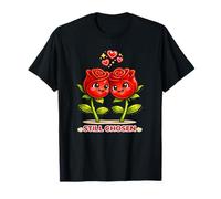 Funny Roses Todavía Elegido Aniversario Día de San Valentín Camiseta