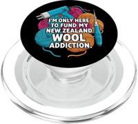 Funny Rug Tufting Gun New Zealand Wool Addiction PopSockets PopGrip para MagSafe