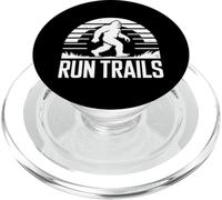Funny Run Trails Bigfoot Sasquatch Trail Running Dicho PopSockets PopGrip para MagSafe