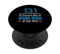 Funny Running 13.1 Miles Half Marathon PopSockets PopGrip Adhesivo