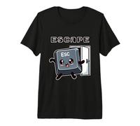 Funny Running Esc Key, Escape Room Enthusiast, Nerdy Escape Camiseta Premium