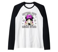 Funny Running Mom For Half Marathon Training Runner GNOME Camiseta Manga Raglan