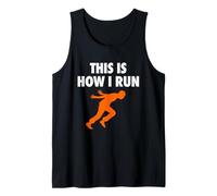 Funny Running Ninja Runner - "This Is How I Run" Área 51 Camiseta sin Mangas