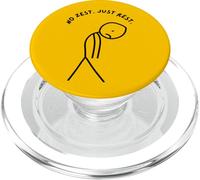 Funny Sad Stick Man with No Zest. Sólo descansa. PopSockets PopGrip para MagSafe