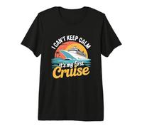 Funny Sailing I Can't Keep Calm Es mi Primer Crucero Camiseta Premium