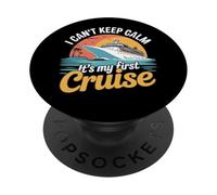 Funny Sailing I Can't Keep Calm Es mi Primer Crucero PopSockets PopGrip Adhesivo