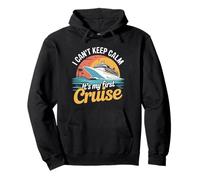 Funny Sailing I Can't Keep Calm Es mi Primer Crucero Sudadera con Capucha