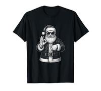 Funny Santa 6 7 Diseño Meme | Humor matemático navideño Camiseta