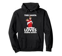 Funny Santa Chimney Joke Navidad Navidad Familia Adultos Hombres Sudadera con Capucha
