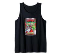 Funny Santa Fart Soup Can Labels - Christmas Party Graphic Camiseta sin Mangas