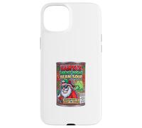 Funny Santa Fart Soup Can Labels - Christmas Party Graphic Carcasa para iPhone 15 Plus