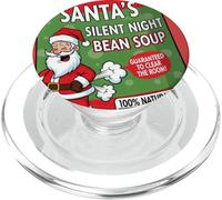 Funny Santa Fart Soup Can Labels - Christmas Party Graphic PopSockets PopGrip para MagSafe