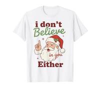 Funny Santa Oh Look Nobody Gives a Shit Camiseta