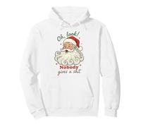 Funny Santa Oh Look Nobody Gives a Shit Sudadera con Capucha