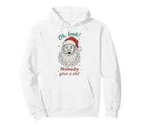 Funny Santa Oh Look Nobody Gives a Shit Sudadera con Capucha