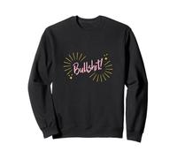 Funny Sarcastic Adult Joke Womens Cute Pink Bullshit Sudadera