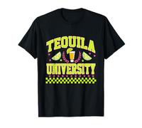 Funny Sarcastic Alcohol Mis Amigos Tequila Universidad Hombres Camiseta
