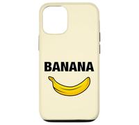 Funny Sarcastic Cool Yellow Illustration Banana Graphic Carcasa para iPhone 12/12 Pro