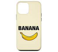 Funny Sarcastic Cool Yellow Illustration Banana Graphic Carcasa para iPhone 12 mini