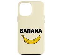 Funny Sarcastic Cool Yellow Illustration Banana Graphic Carcasa para iPhone 13 Pro Max