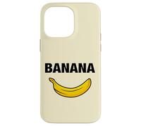 Funny Sarcastic Cool Yellow Illustration Banana Graphic Carcasa para iPhone 14 Pro Max