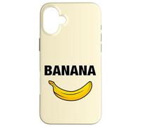 Funny Sarcastic Cool Yellow Illustration Banana Graphic Carcasa para iPhone 16 Plus