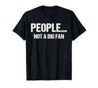 Funny Sarcastic People Not A Big Fan Introvertido Cita Camiseta