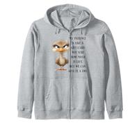 Funny Sarcastic Quote Bird No Patience Funny Shirt Men Women Sudadera con Capucha