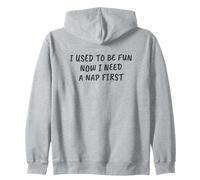 Funny Sarcastic Solía ser Divertido Ahora Necesito una Siesta Primero Sudadera con Capucha