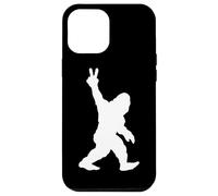 Funny Sasquatch Bigfoot Pace Sign Yeti Carcasa para iPhone 12 Pro MAX